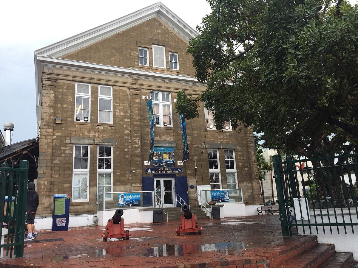 Mel Fisher Maritime Museum entrance in Key West